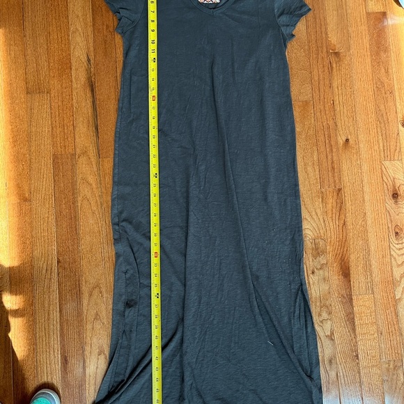 C&C California dark gray cotton Maxi Dress women’s size M - Picture 2 of 5